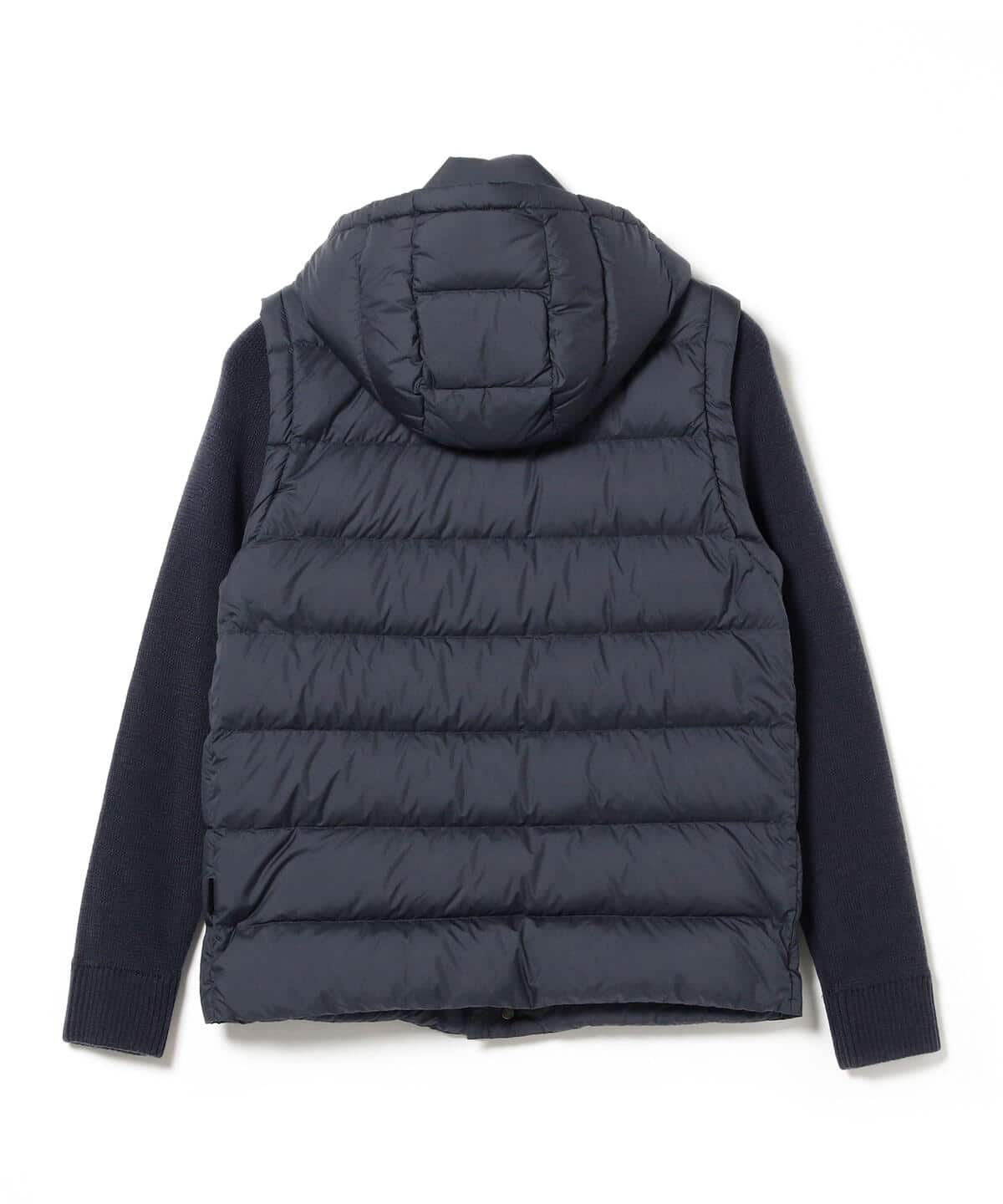 BEAMS F [Outlet] WOOLRICH / Knit x Hooded Down Vest (Blouson