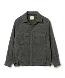 ORIAN × BEAMS F / 別注 RARMY ヘリンボーン シャツブルゾン
