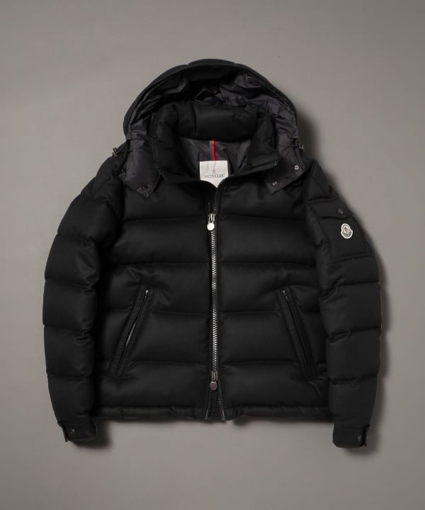 BEAMS F（ビームスF）MONCLER / MONTGENEVRE フランネル フーデッド ダウンジャケット（ブルゾン  ダウンジャケット）通販｜BEAMS