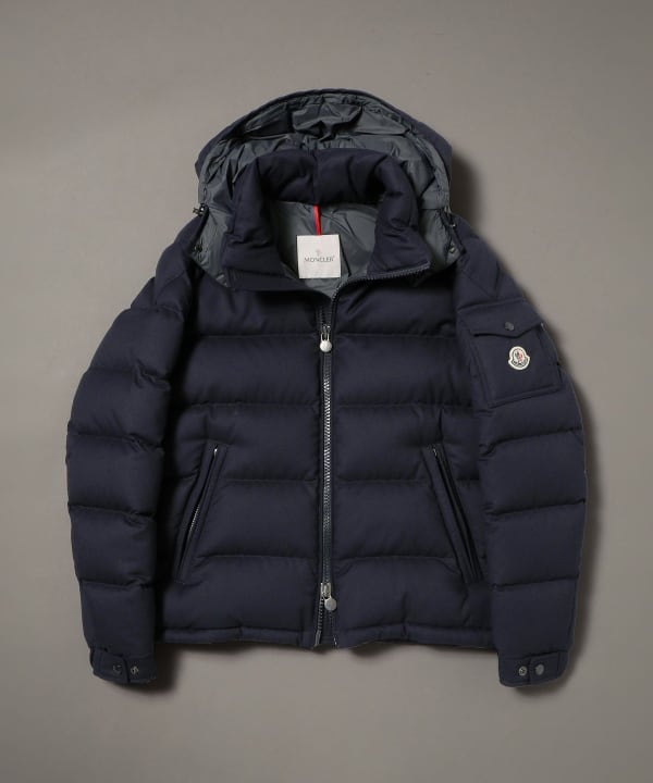 BEAMS F（ビームスF）MONCLER / MONTGENEVRE フランネル フーデッド ダウンジャケット（ブルゾン  ダウンジャケット）通販｜BEAMS