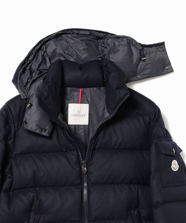 BEAMS F（ビームスF）MONCLER / MONTGENEVRE フランネル フーデッド ...