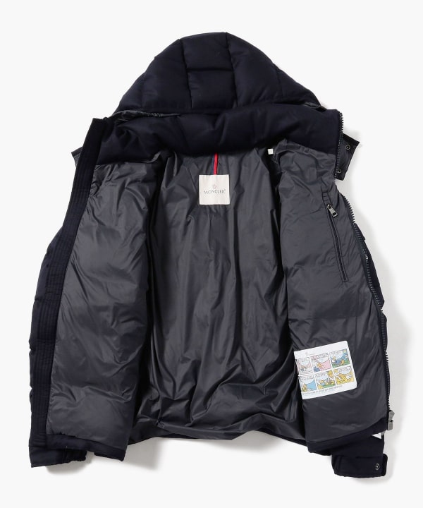 BEAMS F（ビームスF）MONCLER / MONTGENEVRE フランネル フーデッド ...