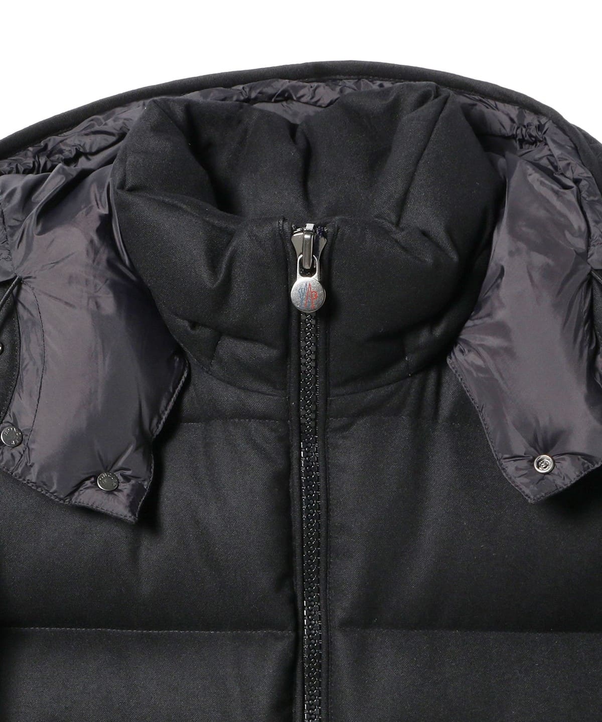 BEAMS F（ビームスF）MONCLER / MONTGENEVRE フランネル フーデッド 