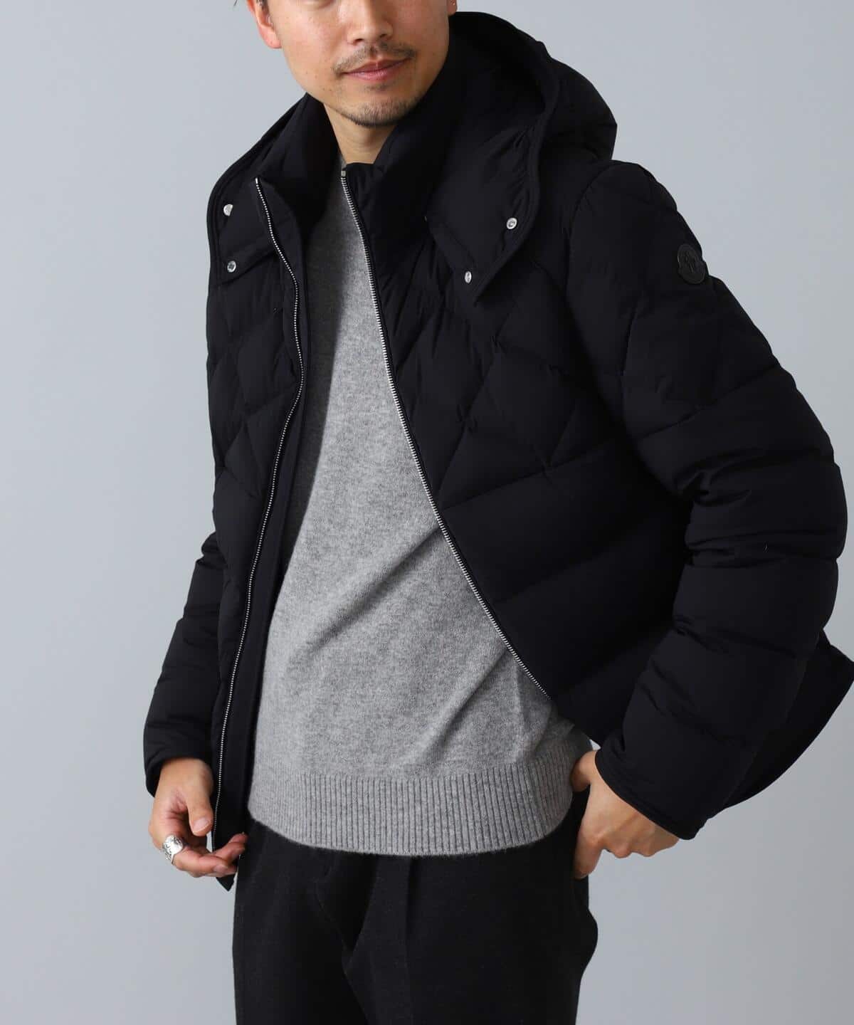 BEAMS F（ビームスF）MONCLER / CECAUD フーデッド ブルゾン（ブルゾン ...