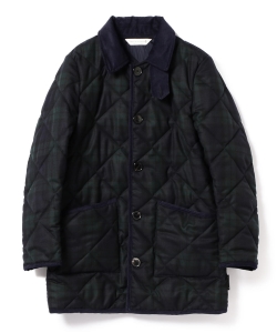 ▲MACKINTOSH / ブラックウォッチ ロングキルティングブルゾン◎