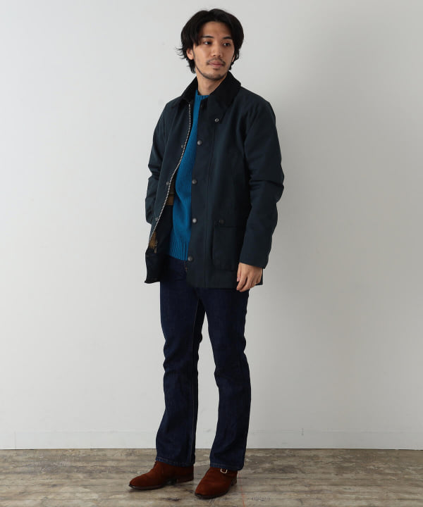 インナー付 Barbour BEAMS 別注 BEDALE SL-connectedremag.com