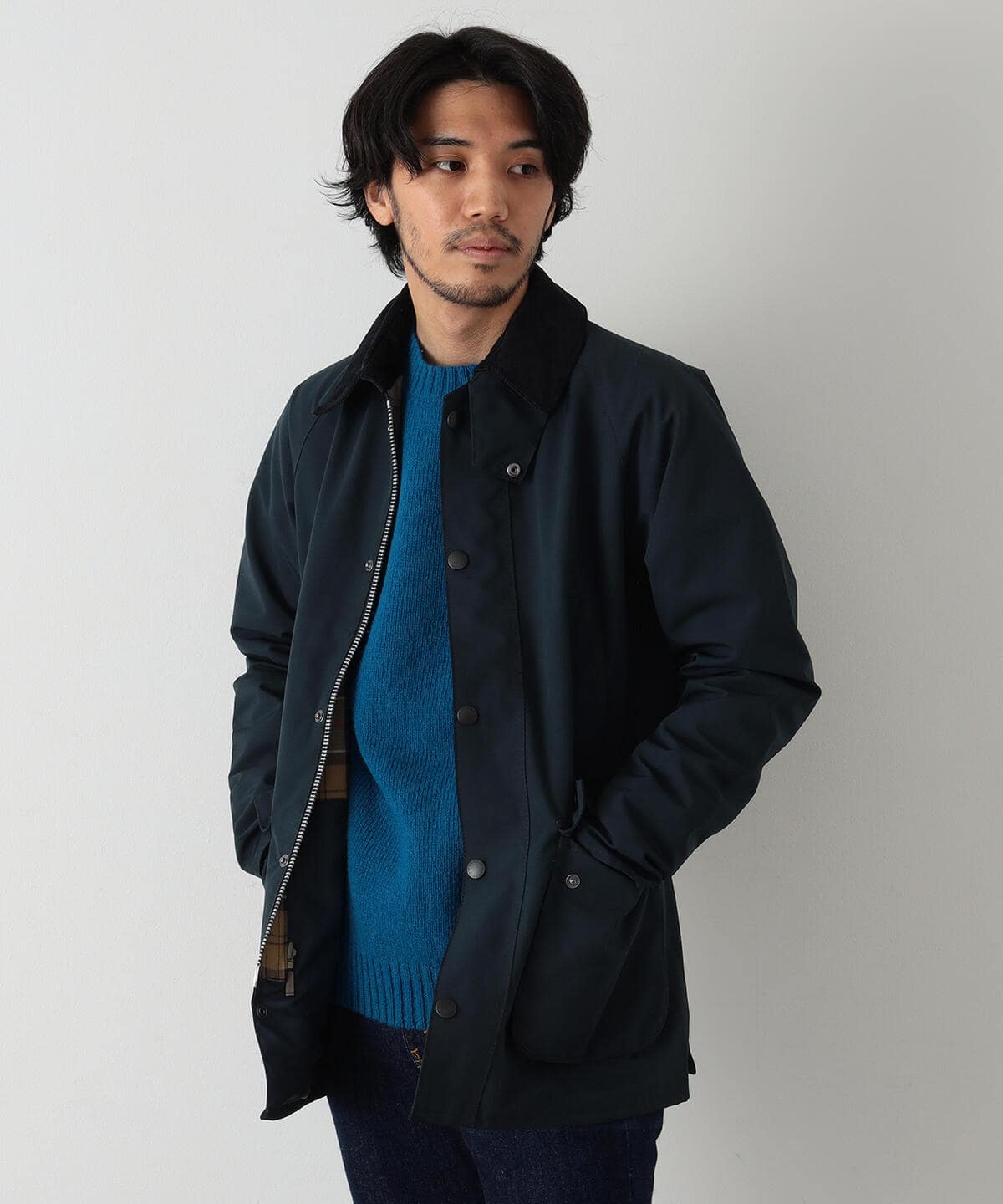 Barbour BEDALE バブアー ビデイル SL 40 美品 - ブルゾン