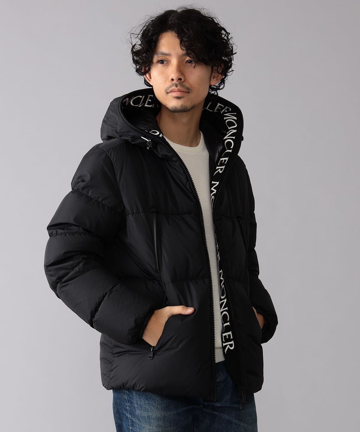 BEAMS F（ビームスF）MONCLER / MONTCLA ナイロン ダウンジャケット ...