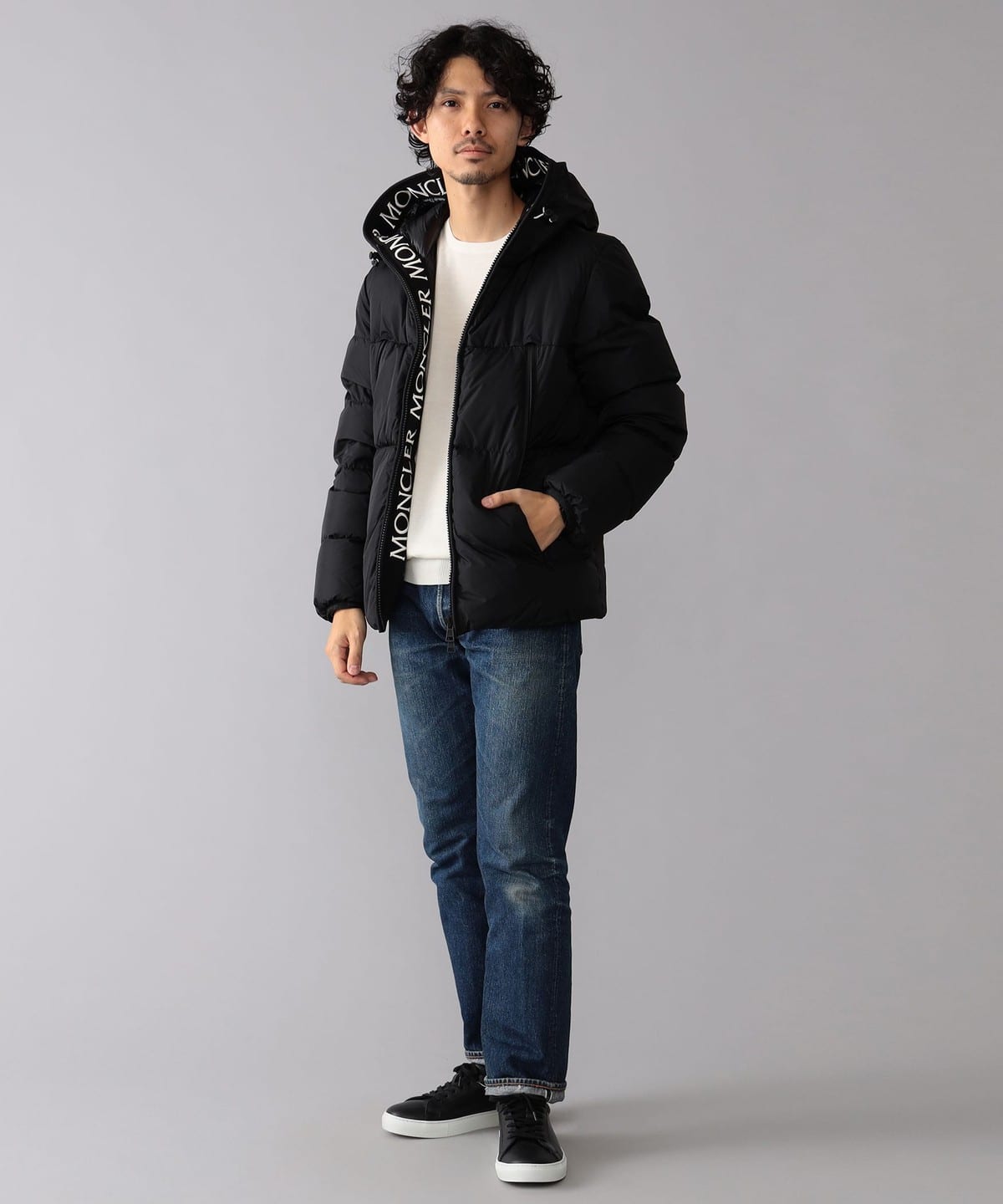 BEAMS F（ビームスF）MONCLER / MONTCLA ナイロン ダウンジャケット 