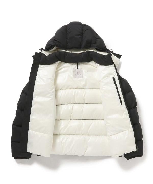 BEAMS F（ビームスF）MONCLER / WILMS ナイロン フーデッド ダウン