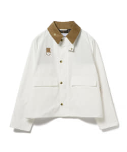 ▲Barbour × BEAMS F / 別注 SL SPEY ピーチスキン ショートブルゾン