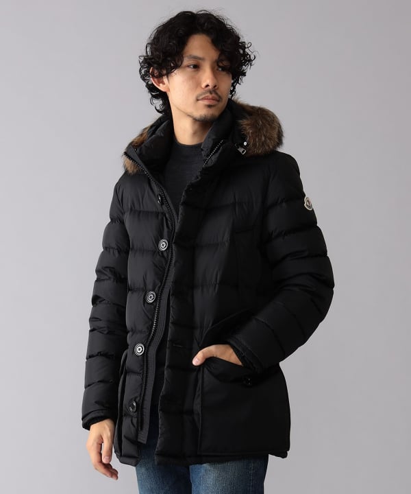 BEAMS F（ビームスF）MONCLER / CLUNY ナイロン ダウンジャケット 