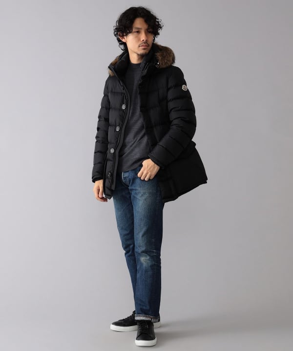 BEAMS F BEAMS / CLUNY nylon down jacket (blouson MONCLER jacket