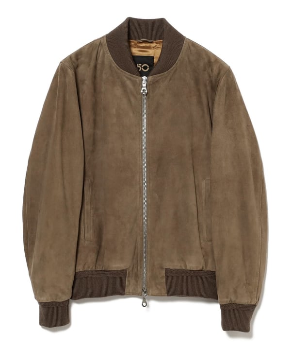 BEAMS F BEAMS / suede bomber jacket (blouson BEAMS blouson) mail 