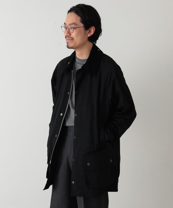 独特の上品 Barbour × BEAMS F / TRANSPORTピーチドコットン 38