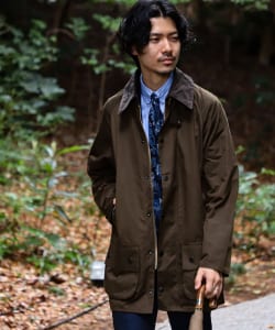 Barbour × BEAMS F / 別注 BEAUFORT ピーチドコットン ジャケット