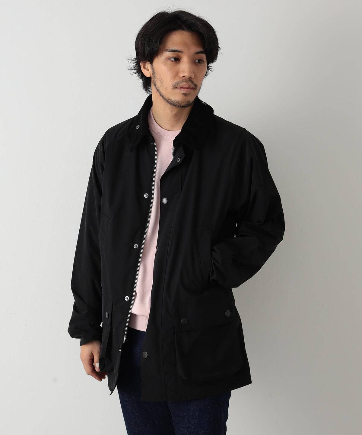 barbour SL BEDALE 32 スリム ビデイル 黒 オイルジャケット - ブルゾン