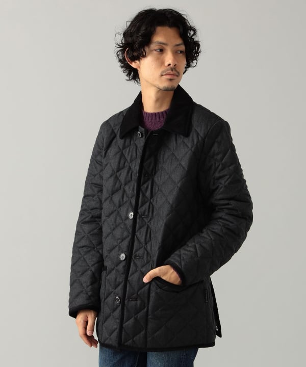 マッキントッシュ コート キルティング ブラック サイズ40 Lサイズ