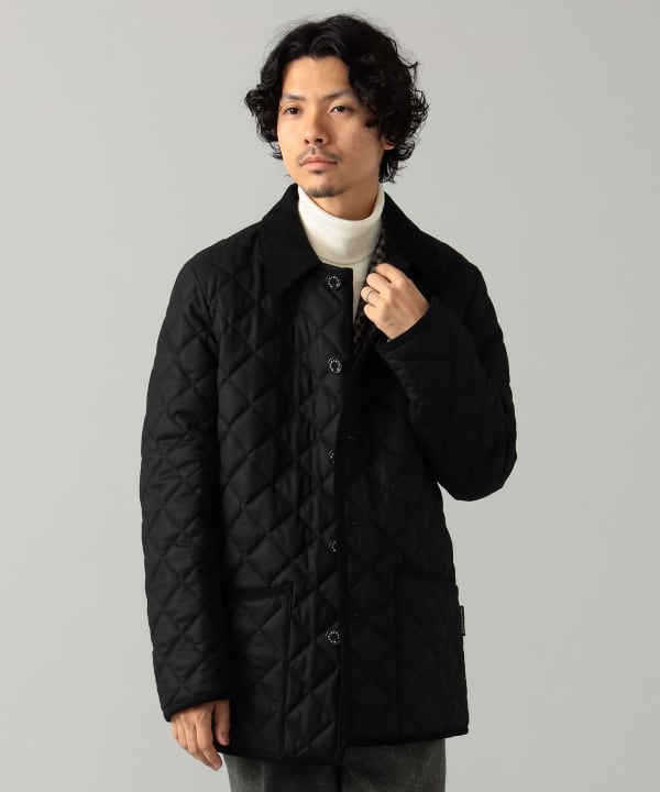 マッキントッシュ コート キルティング ブラック サイズ40 Lサイズ
