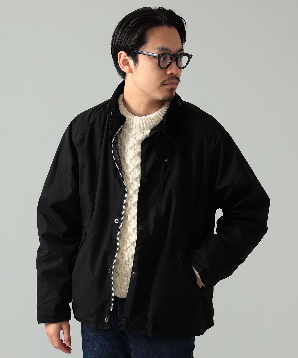 【予約】Barbour × BEAMS F / 別注 TRANSPORT ウォッシュド