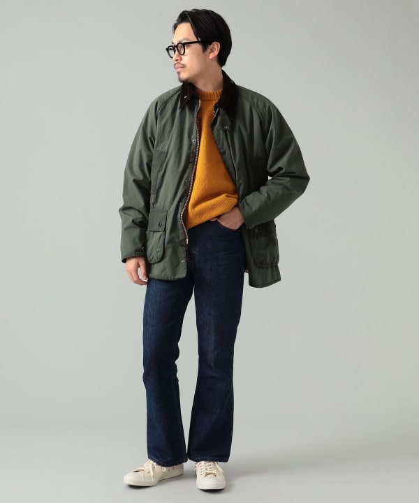 Barbour × BEAMS F 別注 BEDALE 38ブルガリア