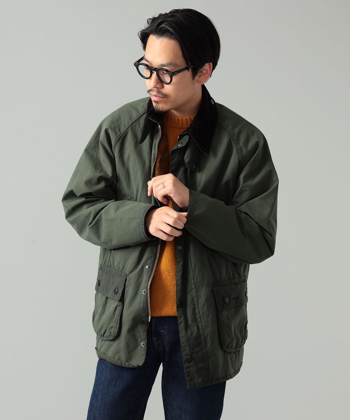 素材コットンBarbour バブアー BEDALE ビデイル BEAMSf別注 40