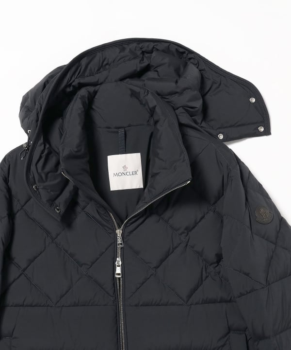 BEAMS F（ビームスF）MONCLER / CECAUD フーデット ダウンジャケット 