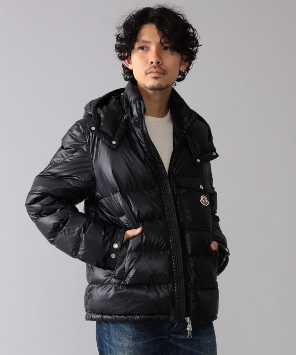 BEAMS F（ビームスF）MONCLER / WOLLASTON フーデット ダウン