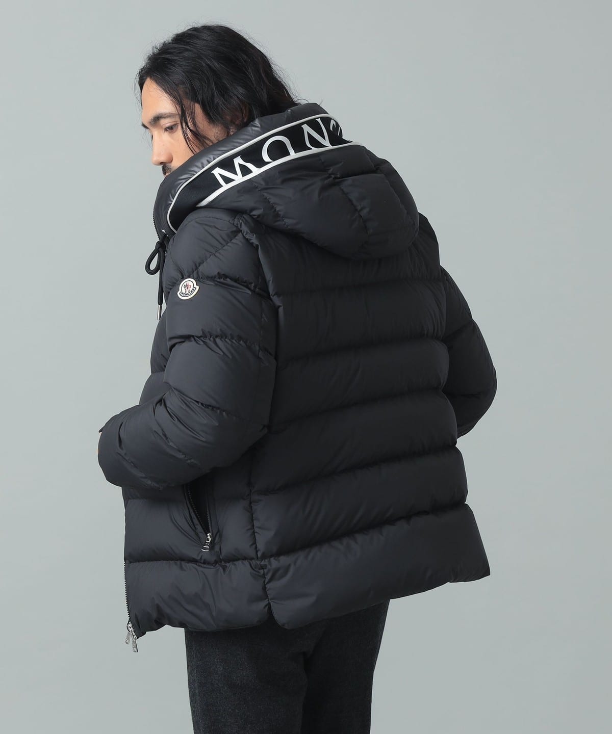 BEAMS F（ビームスF）MONCLER / CARDERE フーデッド ダウンジャケット