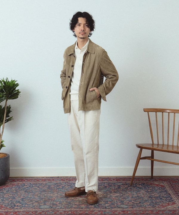 BEAMS F(ビームスF)MANTO / スエード パンチング レザー BEAMS F(ビームスF)MANTO / スエード パンチング レザー