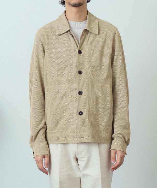 BEAMS F（ビームスF）MANTO / スエード パンチング レザー