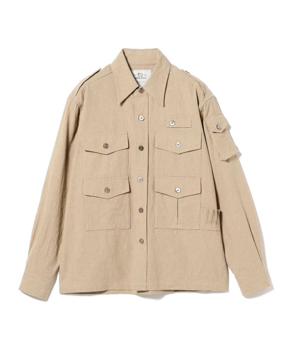 BEAMS F（ビームスF）WOOLRICH × BEAMS F / 別注 サファリ シャツ