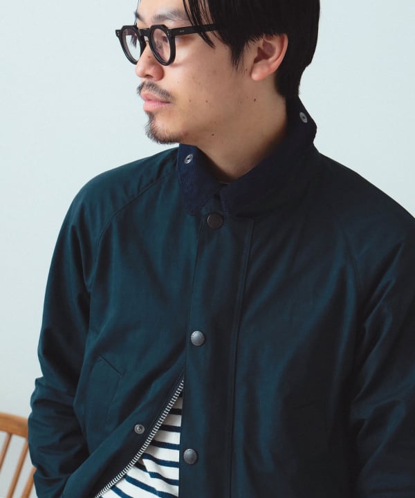 BEAMS F（ビームスF）Barbour × BEAMS F / 別注 BEDALE SL ピーチ ...