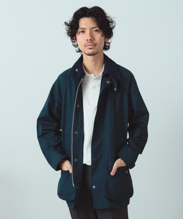 純正格安BEAMS F × Barbour 別注 CL BEDALE PEACH ジャケット・アウター