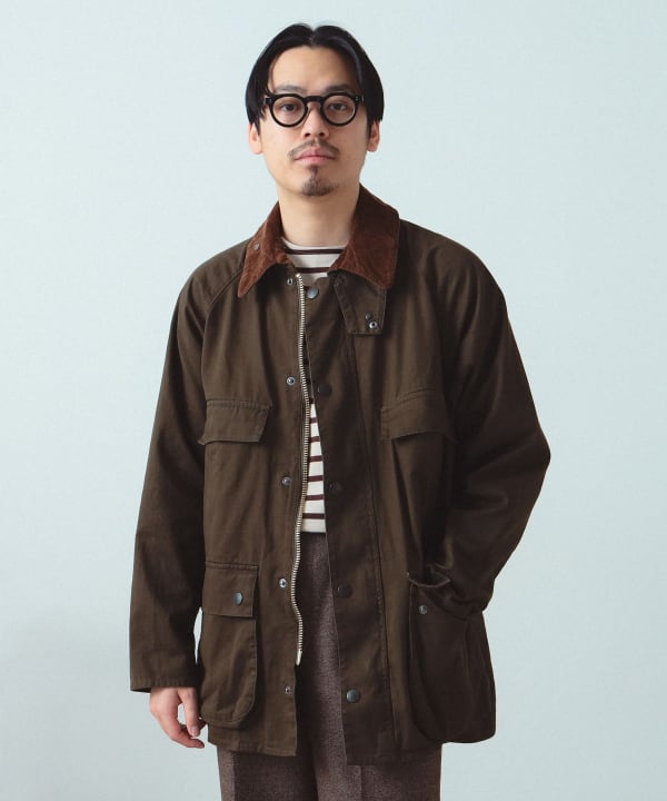 BEAMS F（ビームスF）Barbour × BEAMS F / 別注 OLD BEDALE ウォッシュ ...
