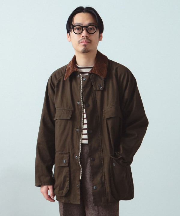 BEAMSFBarbour ×BEAMS F 別注BEDALE SLウォッシュド ジャケット