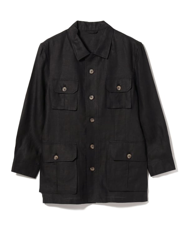 BEAMS F BEAMS × BEAMS F / Special order made linen safari jacket ...