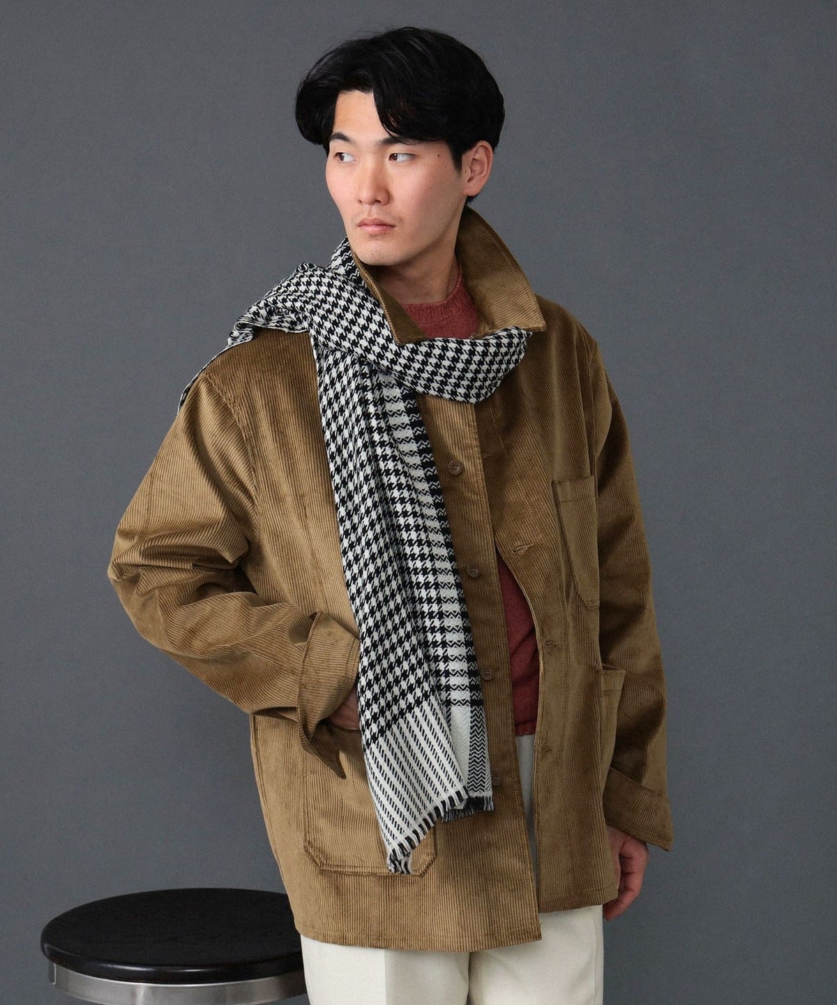 【別注】LE LABOUREUR ル ラブルール / コーデュロイ カバーオール ブルゾン MEN D. BEIGE/0230 3 【別注】LE LABOUREUR ル ラブルール / コーデュロイ カバーオール ブルゾン MEN D. BEIGE/0230 3