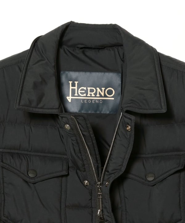 BEAMS F（ビームスF）HERNO / LEGEND ダウン シャツブルゾン
