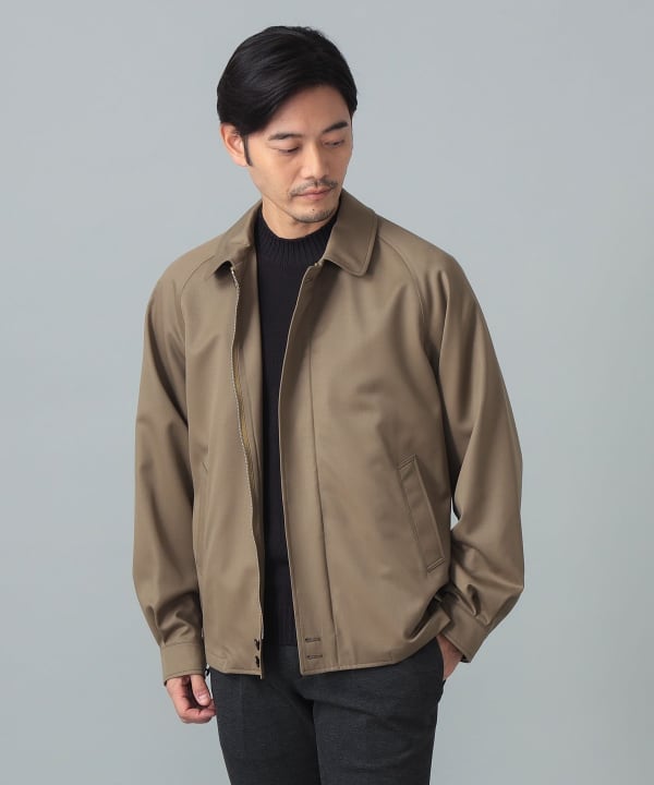 ビームスF ハリントンジャケット BEAMS F（ビームスF）ウール ハリントンジャケット（ブルゾン