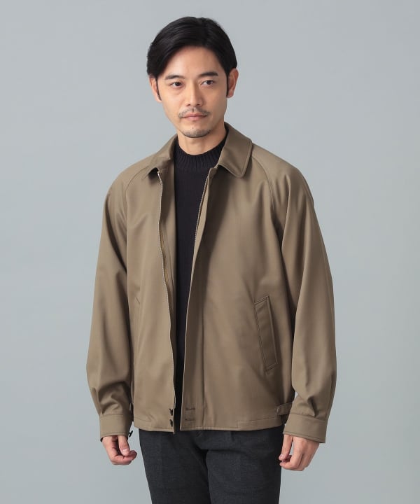 ビームスF ハリントンジャケット BEAMS F（ビームスF）ウール ハリントンジャケット（ブルゾン ブルゾン