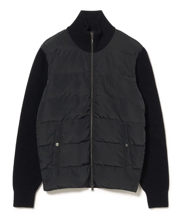美品 HERNO x BEAMS F別注 ダウンジャケット 46 ネイビー