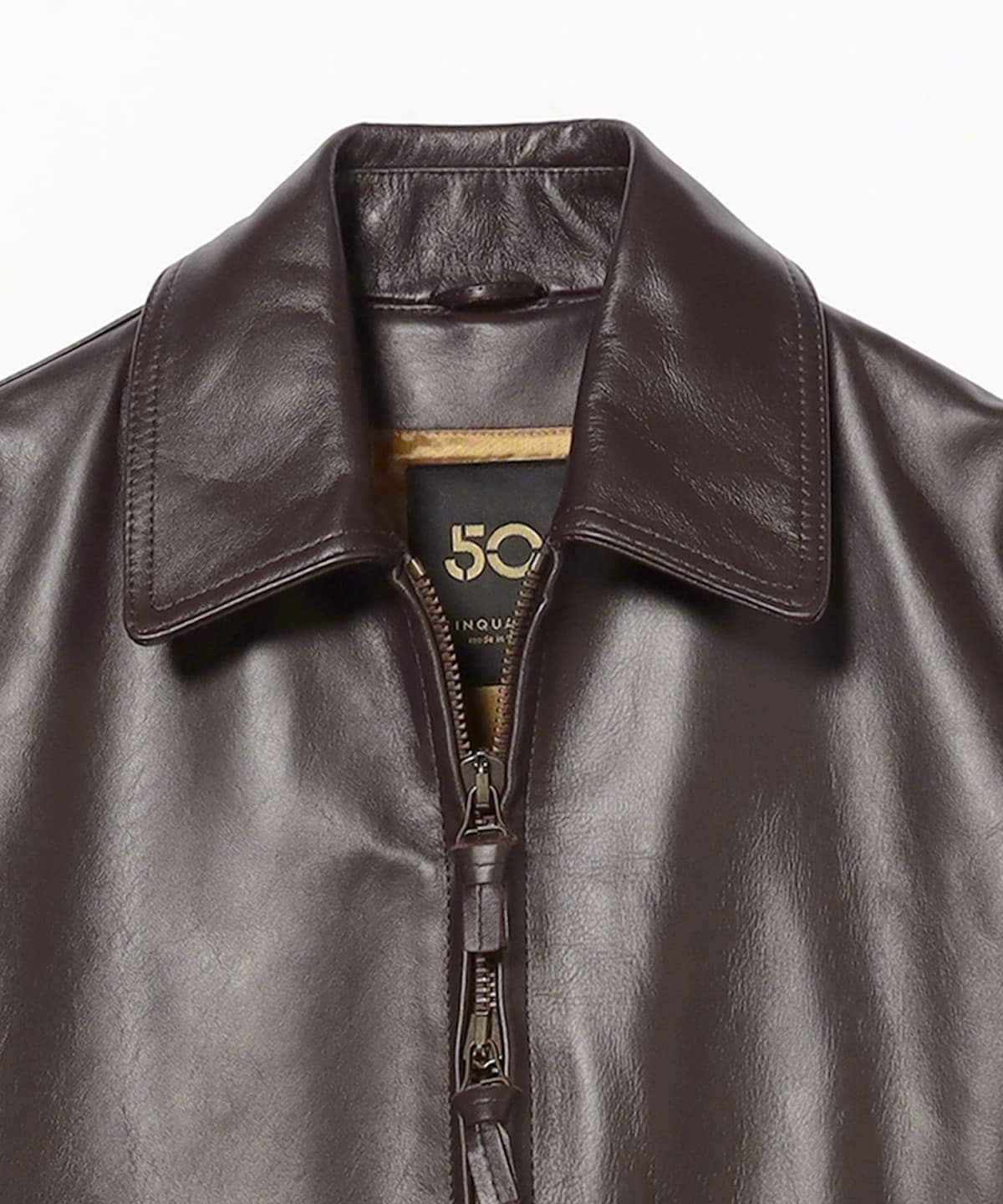 CINQUANTA × BEAMS 別注 G8 レザージャケット 44 BEAMS F（ビームスF）【別注】CINQUANTA / ホースレザー TYPE G8