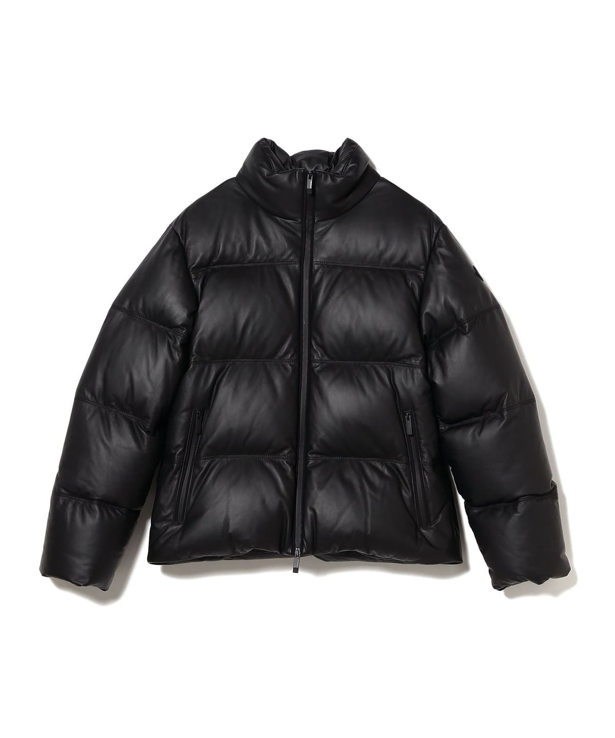 BEAMS F（ビームスF）MONCLER / LIGONT ナッパレザー ダウンジャケット（ブルゾン ダウンジャケット）通販｜BEAMS