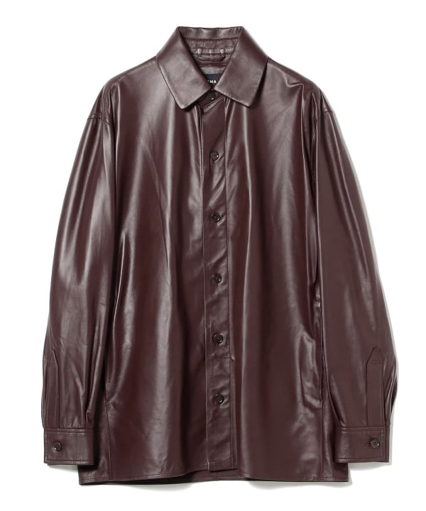 プレゼントを選ぼう！ BEAMS F（ビームスF）【別注】ARMA / レザー シャツ ブルゾン ジャケット・アウター