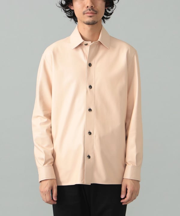 BEAMS F（ビームスF）【別注】ARMA / レザー シャツ ブルゾン