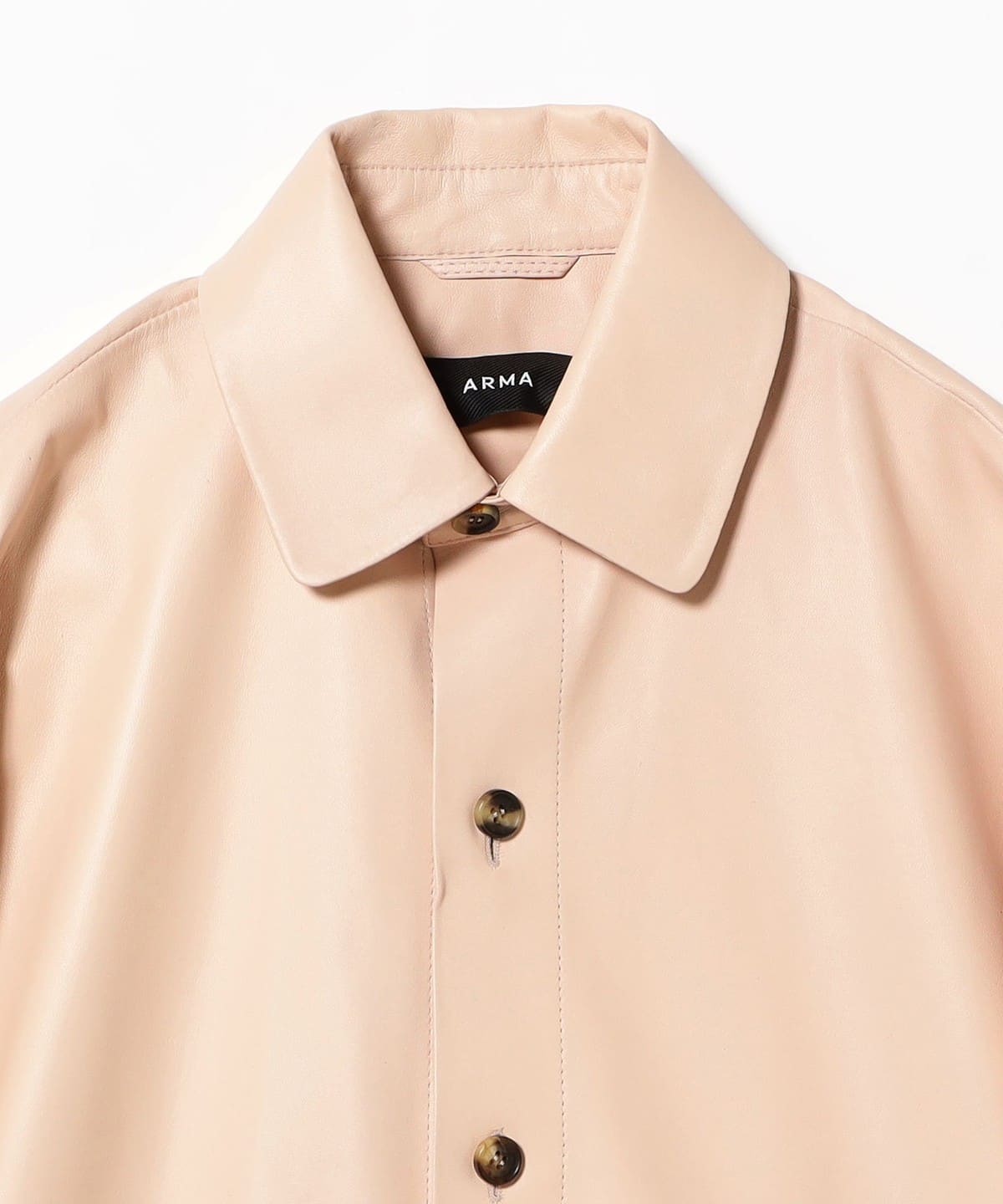 BEAMS F(ビームスF)【別注】ARMA / レザー シャツ ブルゾン BEAMS F(ビームスF)【別注】ARMA / レザー シャツ ブルゾン