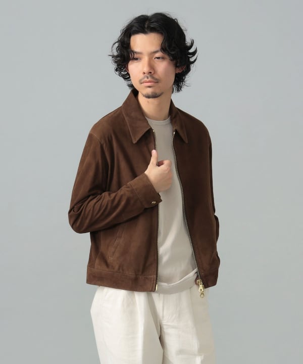BEAMS F(ビームスF)CINQUANTA / スエード レギュラーカラー BEAMS F(ビームスF)CINQUANTA / スエード レギュラーカラー
