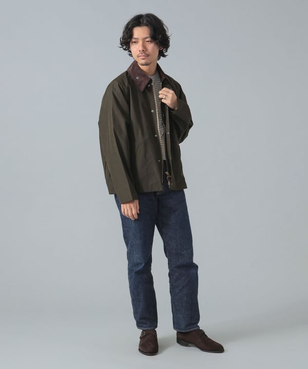 BEAMS F(ビームスF)【別注】Barbour / TRANSPORT ピーチスキン BEAMS F(ビームスF)【別注】Barbour / TRANSPORT ピーチスキン