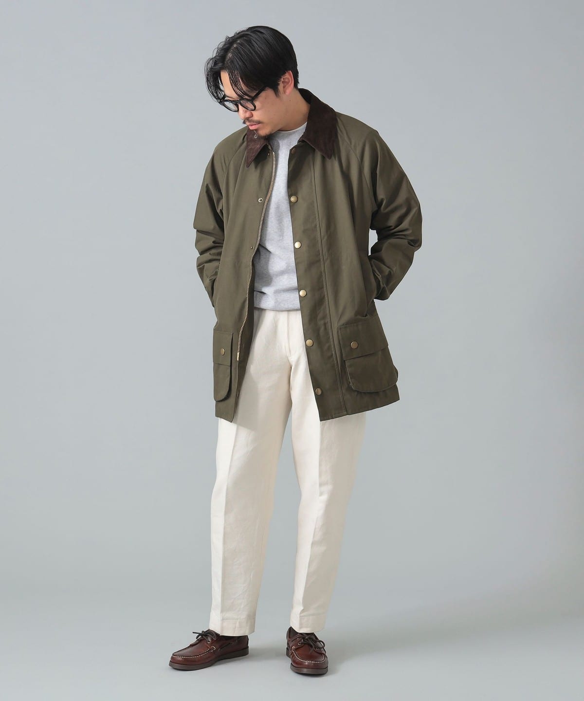 BEAMS F（ビームスF）【別注】Barbour / BEAUFORT コットン
